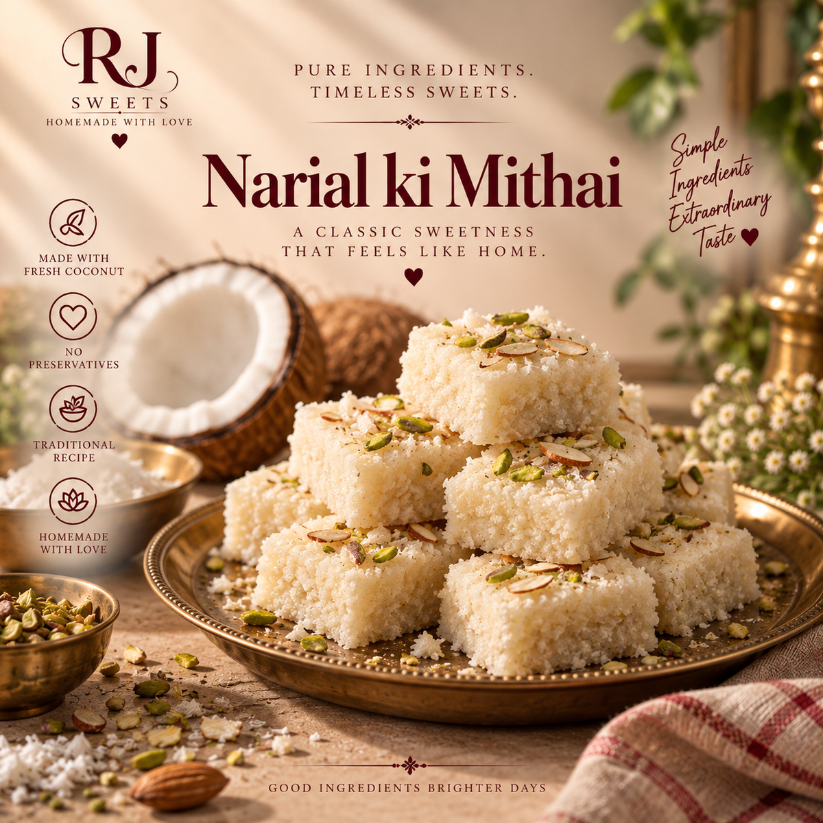 Nariyal Ki Mithai