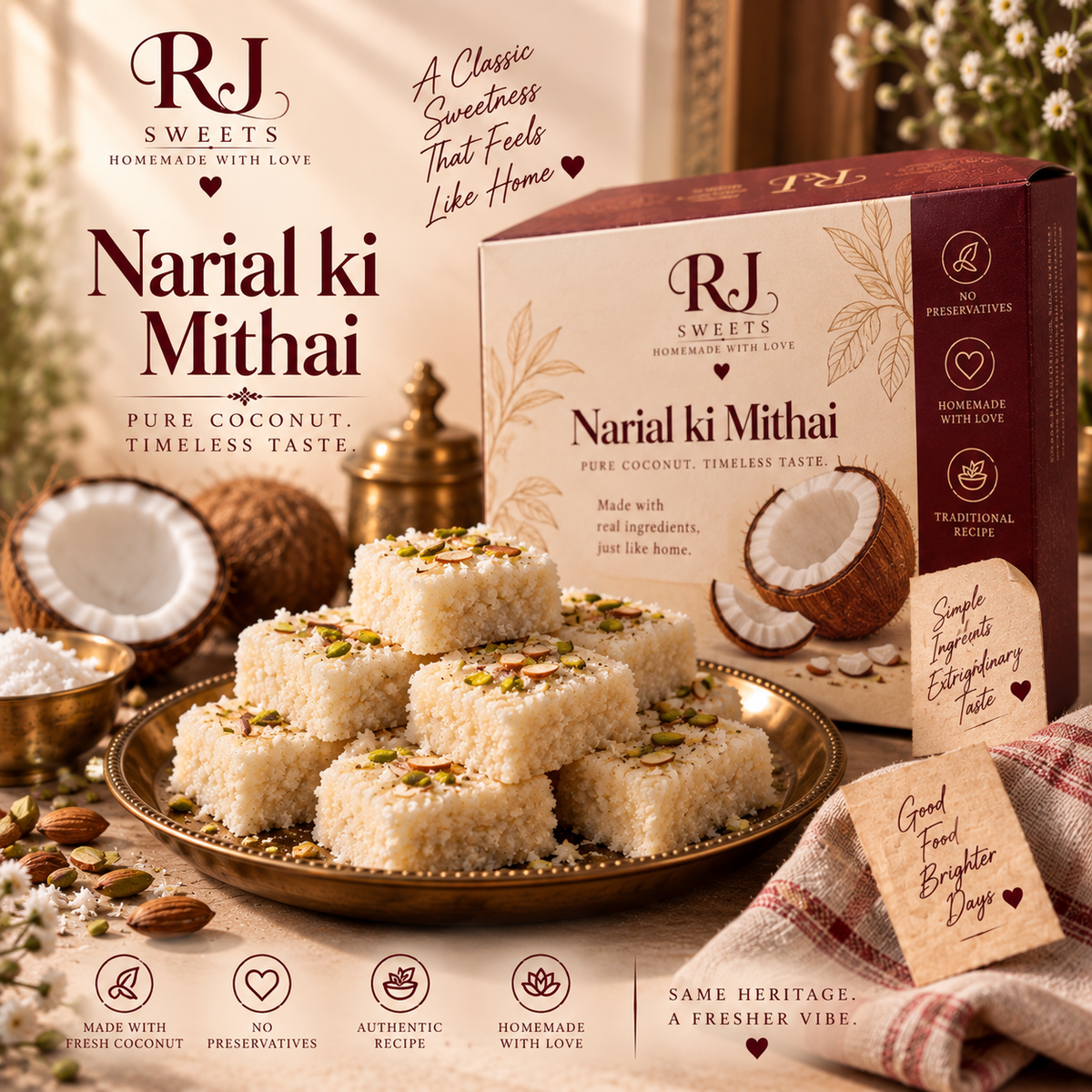 Nariyal Ki Mithai